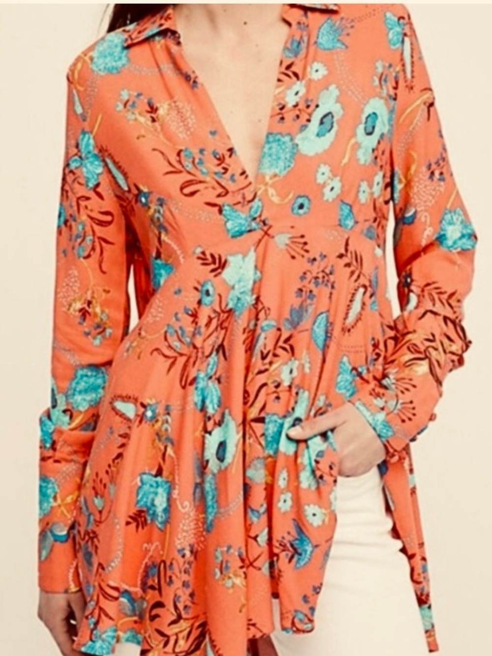 NWT Free People Coral Tunic Dress